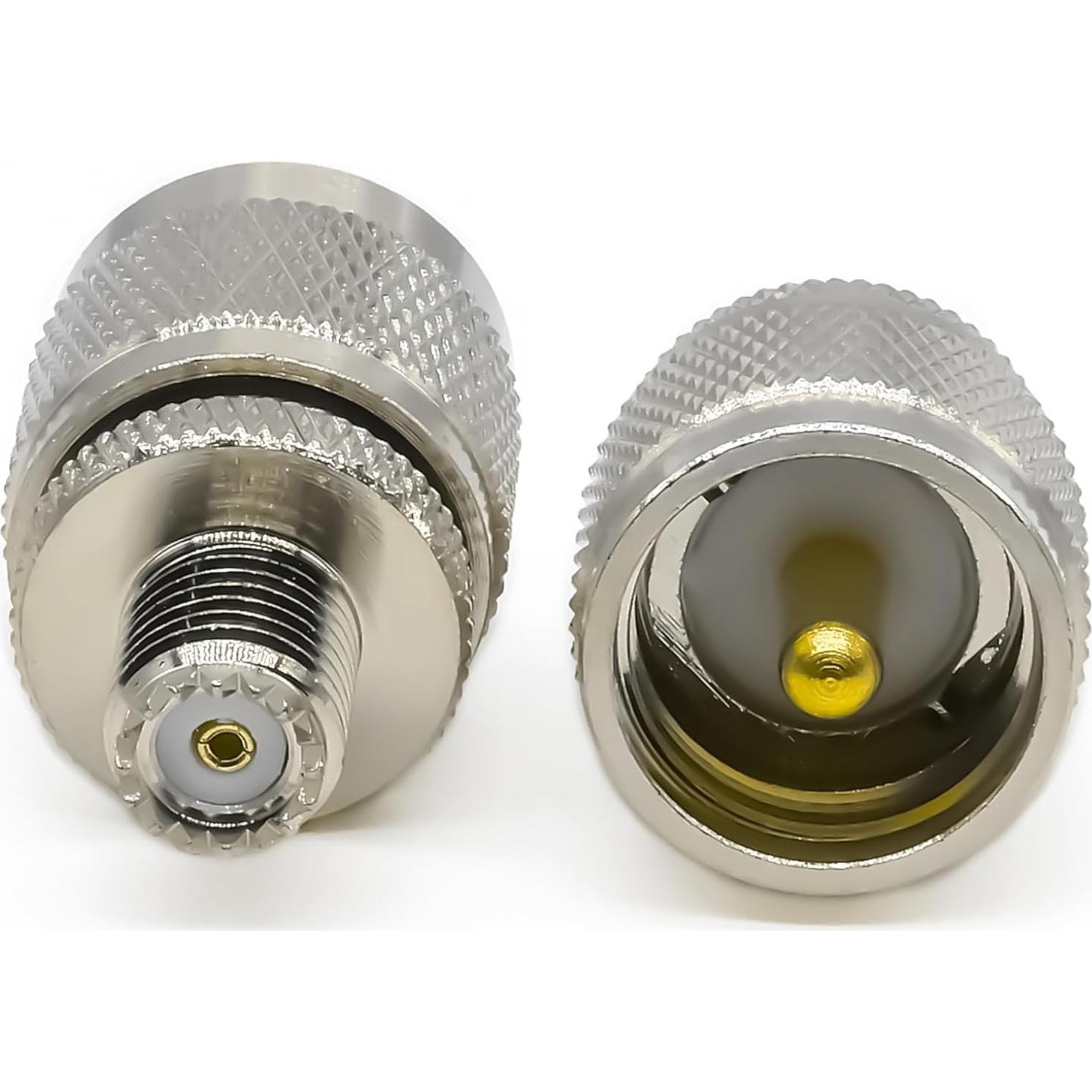 Adaptador Coaxial PL259 Femenino a SO239 Masculino 2PCS