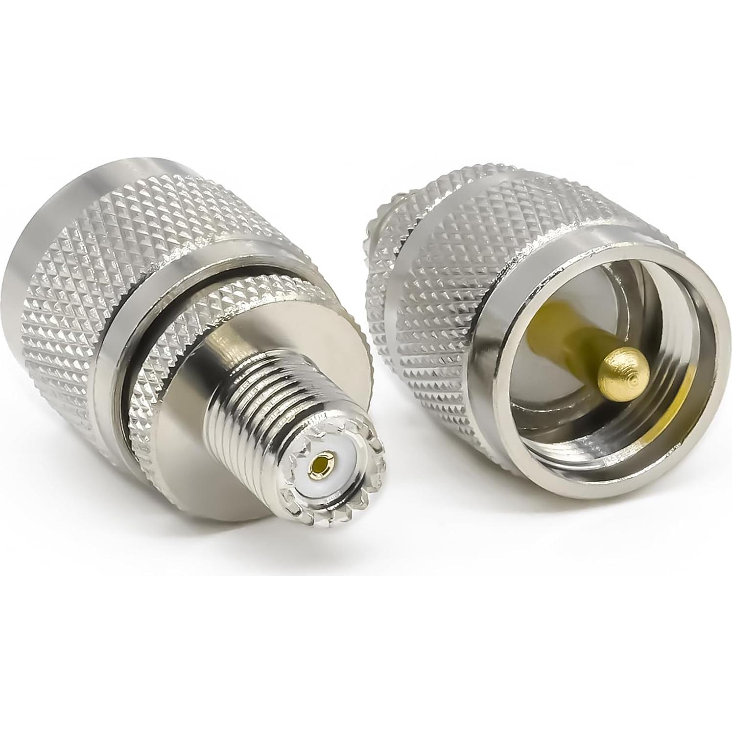 Adaptador Coaxial PL259 Femenino a SO239 Masculino 2PCS