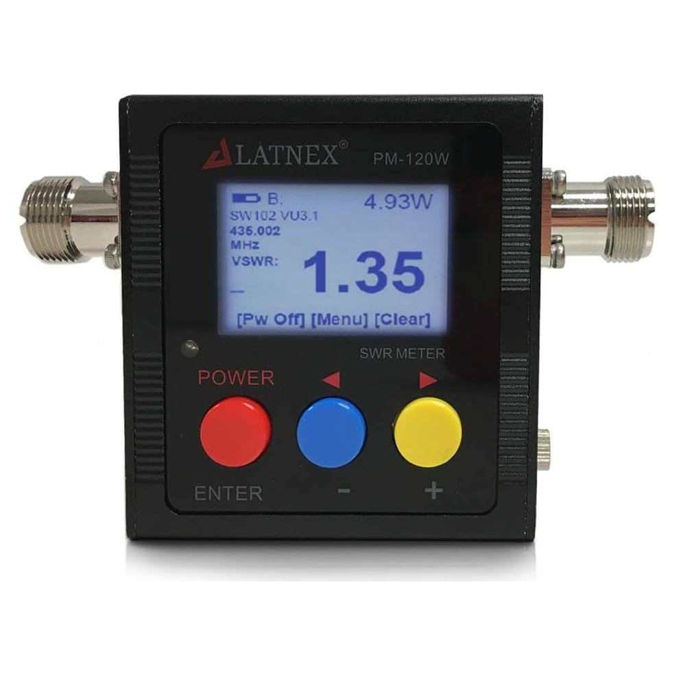 Medidor de Potencia SWR Digital LATNEX PM-120W 125-525MHz