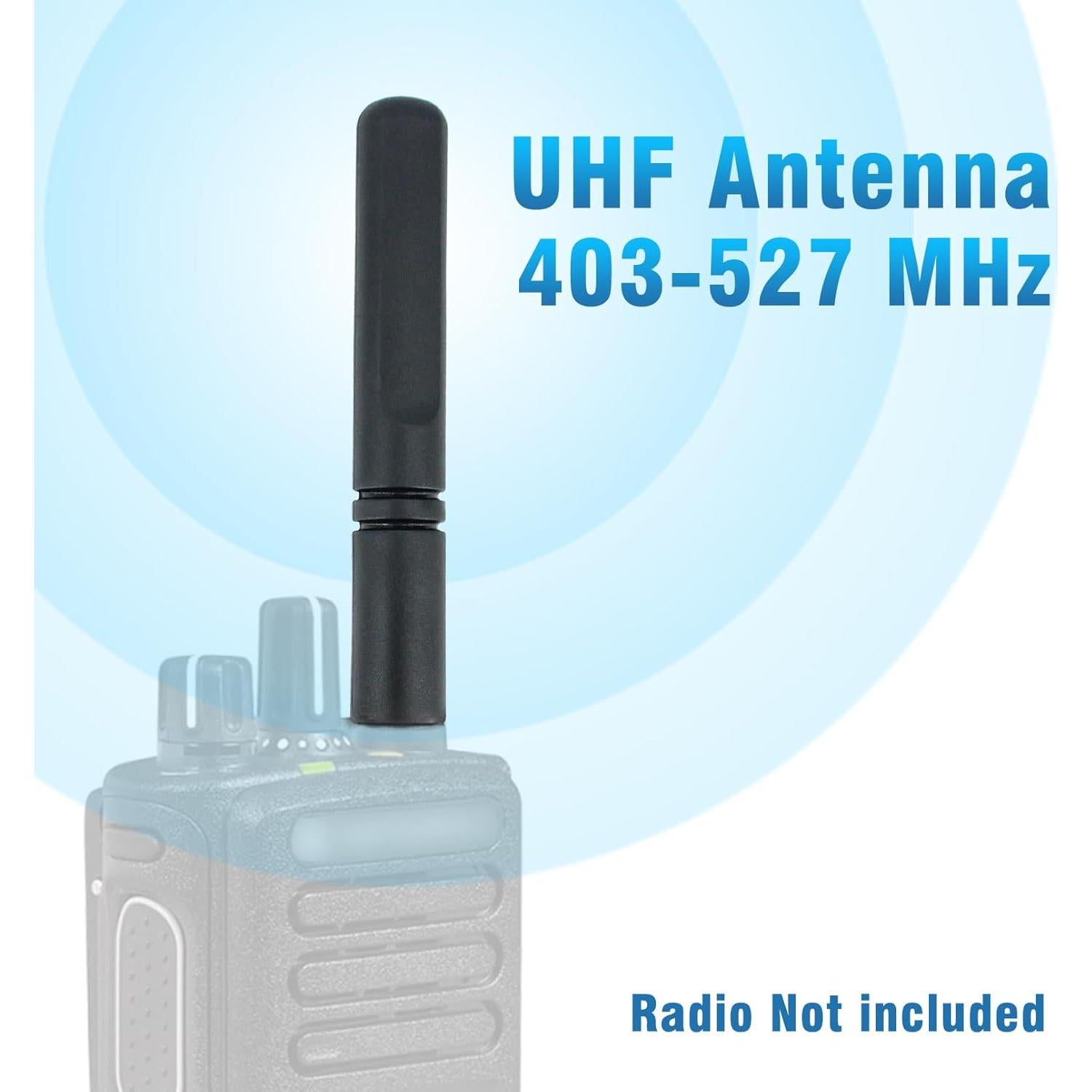 Antena Stubby UHF PMAE4071 para Radios Motorola 403-527MHz