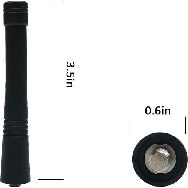 Antena Stubby VHF 136-174MHz BVMAG para Motorola 4Pack