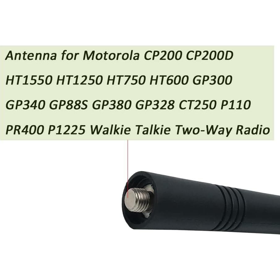 Antena Stubby VHF 136-174MHz BVMAG para Motorola 4Pack