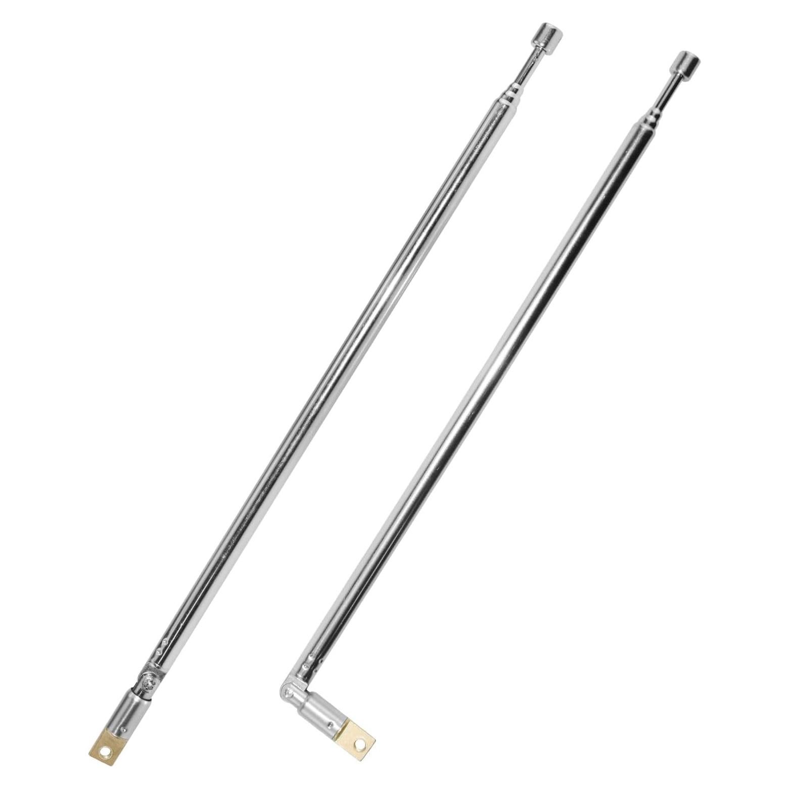 Antena Telescópica Aifeier ET 2 Pcs 61 cm Acero Inoxidable