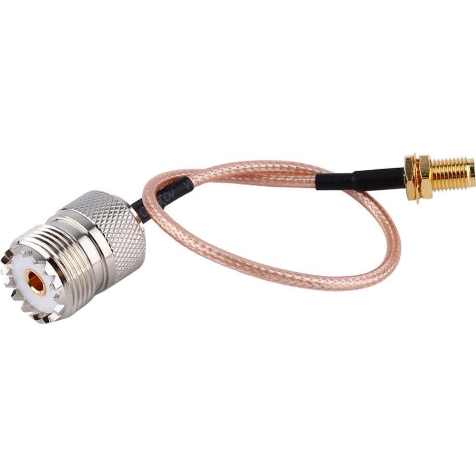 Cable Adaptador Antena SMA Femenino a UHF 15.24 cm TengKo