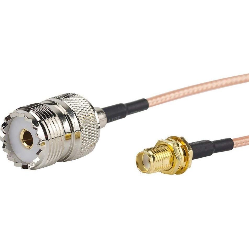Cable Adaptador Antena SMA Femenino a UHF 15.24 cm TengKo
