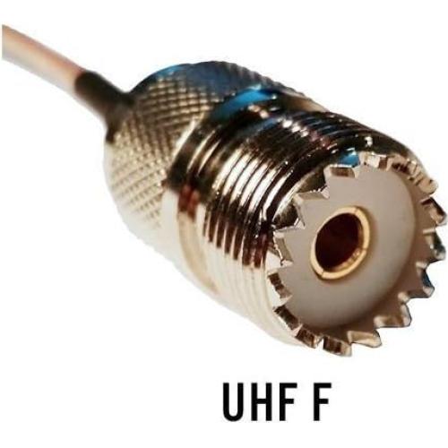 Adaptador de Antena UHF SMA Femenino a SO-239 Femenino 15.24 cm
