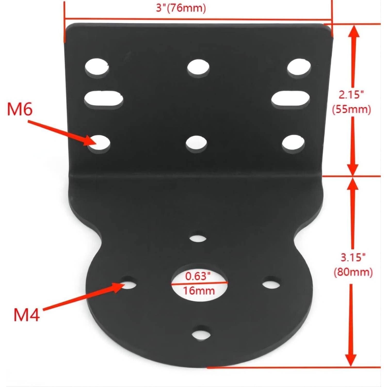 Abrazadera de mástil para antena BGTLGIO UHF VHF CB 15.24cm