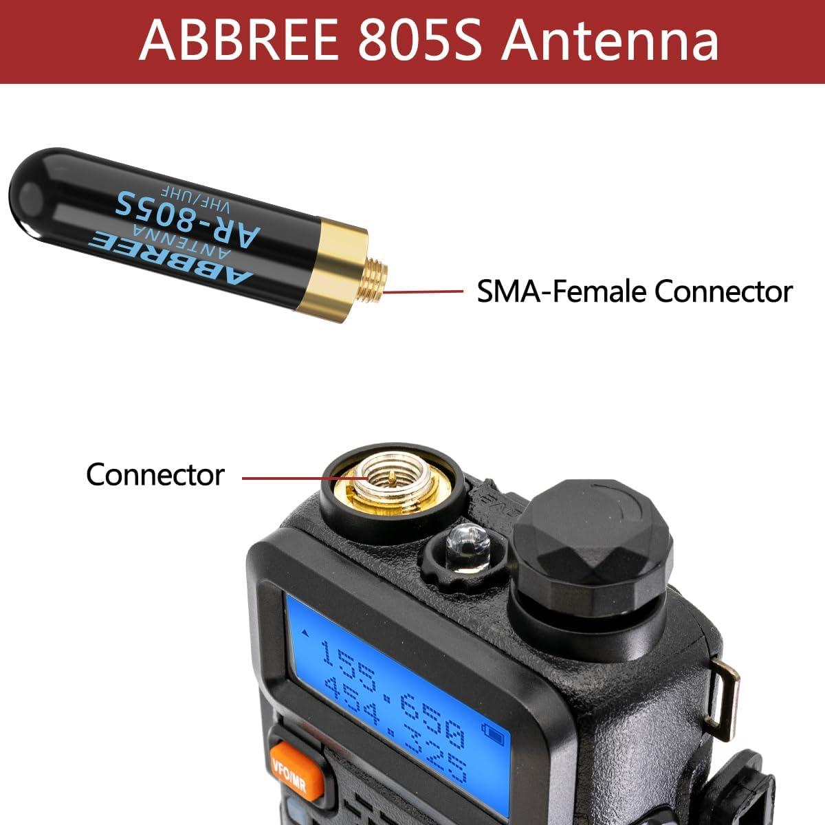 Antena de Radioaficionado ABBREE AR-805S VHF/UHF 144/430MHz