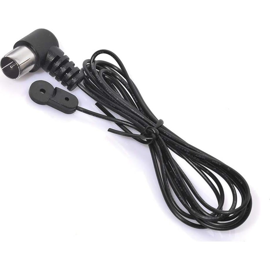 Antena FM 75 Ohm Bingfu + Antena de Bucle AM para Receptores