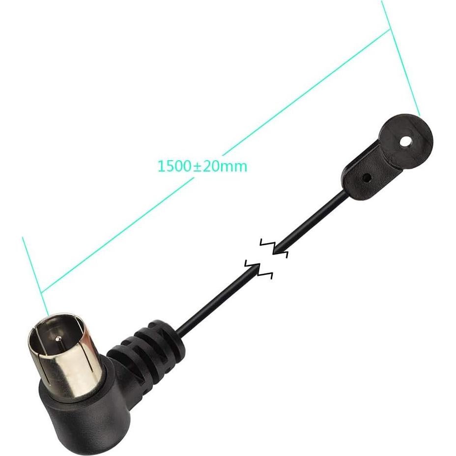 Antena FM 75 Ohm Bingfu + Antena de Bucle AM para Receptores