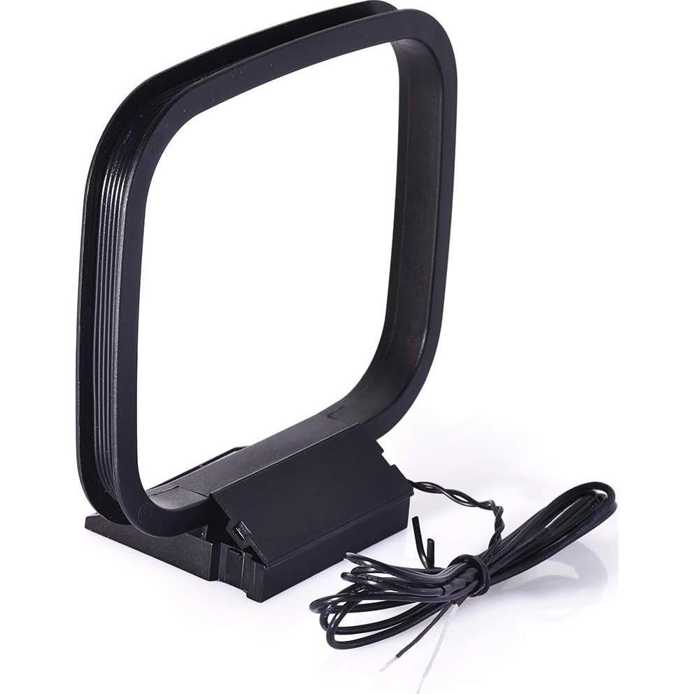 Antena FM 75 Ohm Bingfu + Antena de Bucle AM para Receptores