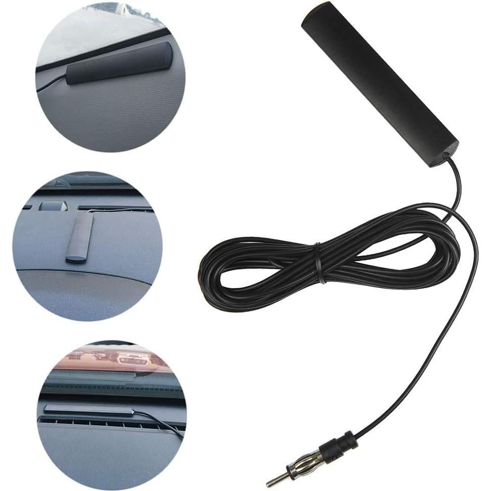 Antena de Radio AM/FM Bysimilai Oculta para Coche 3M