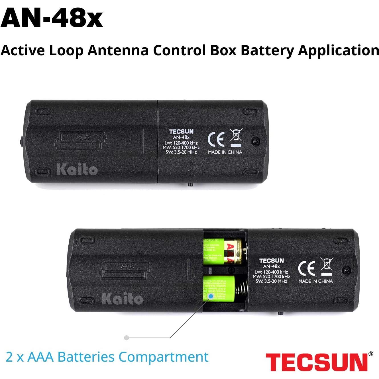 Antena de Radio Activa Tecsun AN-48X para AM/LW/SW