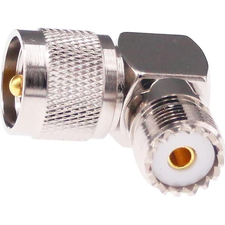 Adaptador Coaxial RF UHF Macho PL259 a Hembra SO239 2pcs