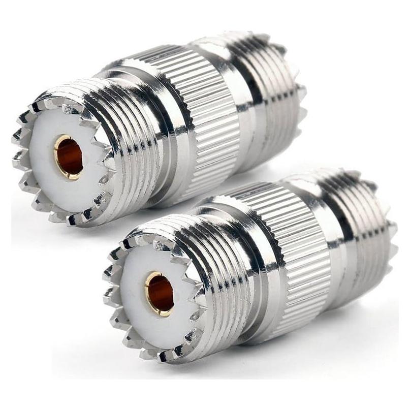 Adaptador Coaxial RF UHF Hembra a Hembra DHT Electronics