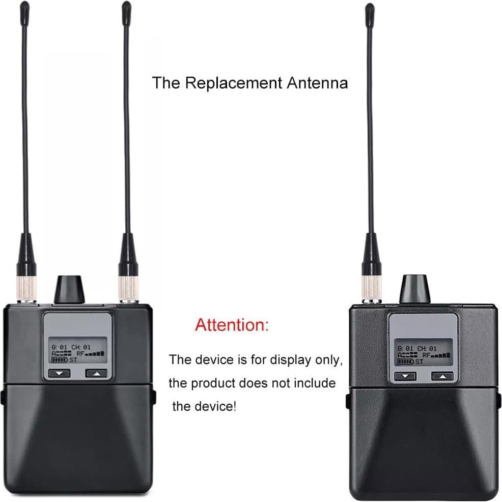 Antena de Repuesto Whip PALPEAL para Shure UR1 UR1M 4 PCS 518-698 MHz