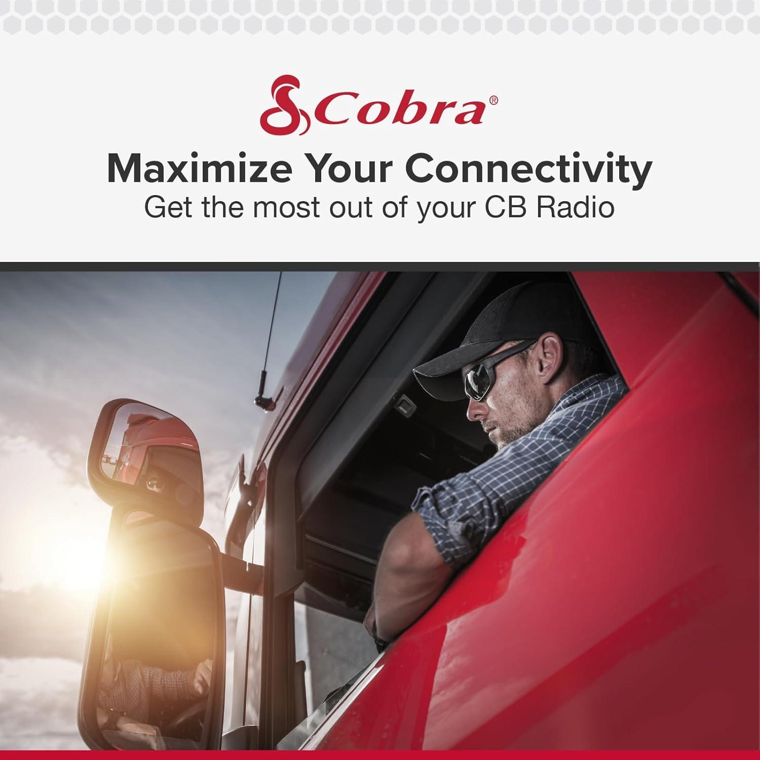 Antena CB Cobra HGA 1500 Magnética 91.44 cm 300W para Vehículos