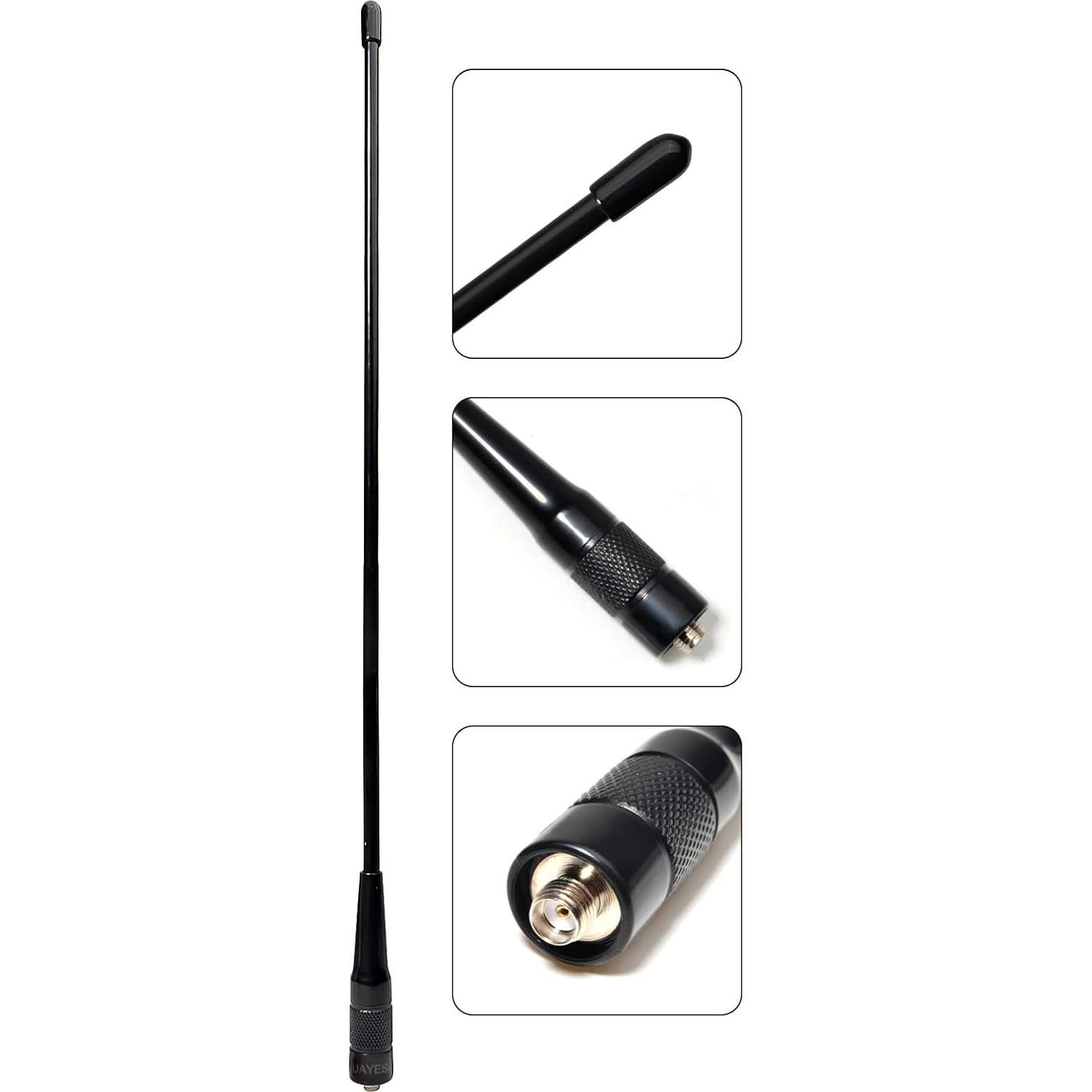 Antena GMRS UAYESOK SMA-Femenino 2.5dBi para Baofeng y BTECH