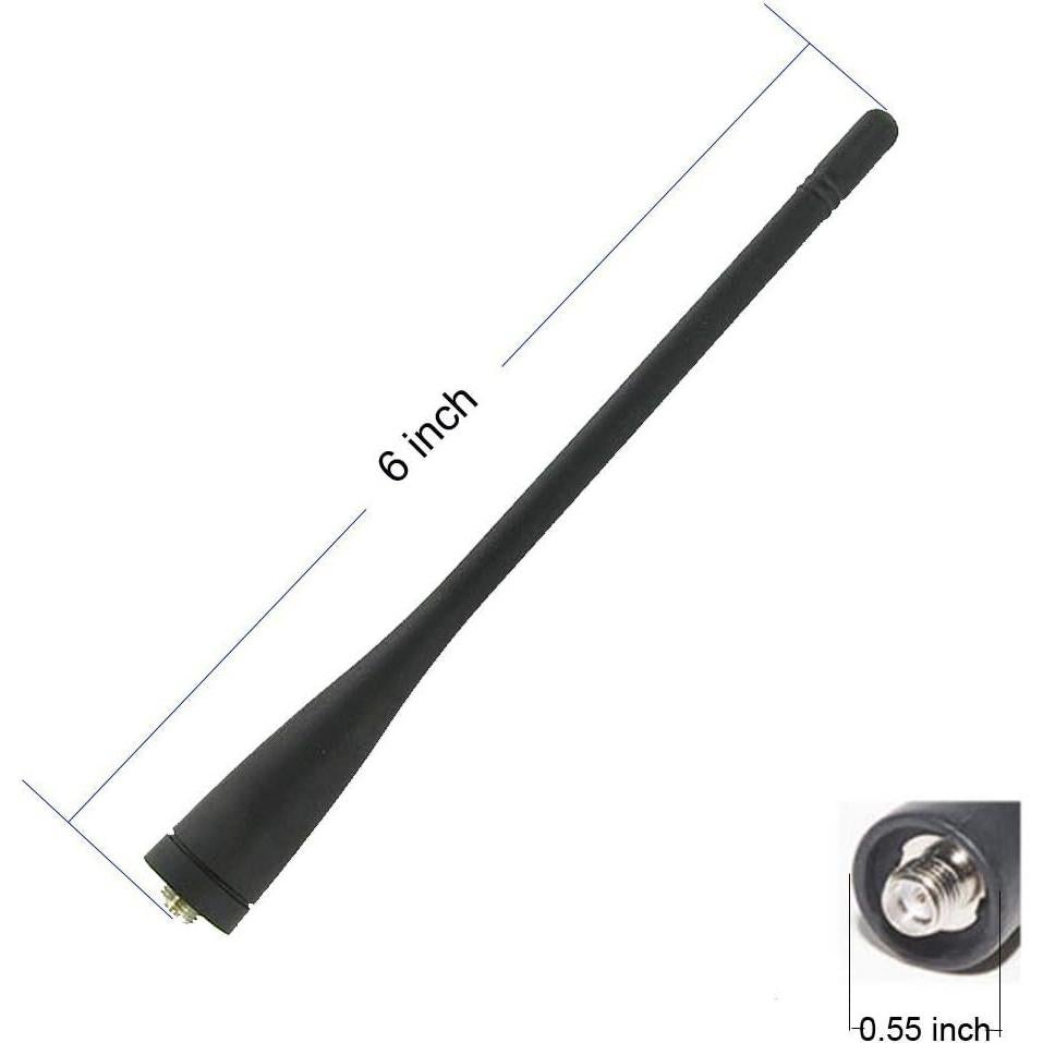 10 Antenas Whip UHF Kenwood TK-3173 TK-3302 15.24 cm