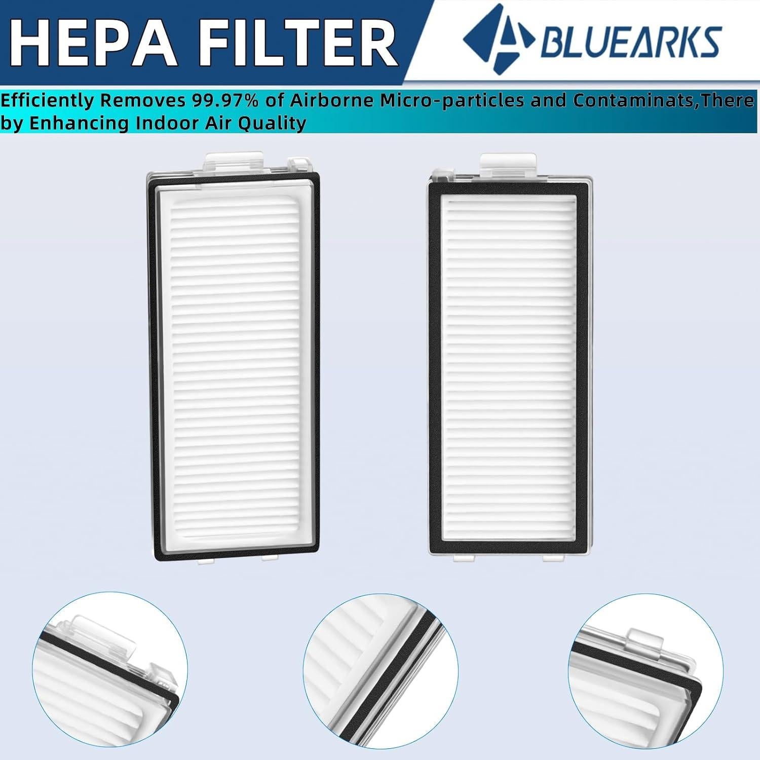 Kit de Accesorios 24 Piezas Bluearks para Roborock Saros Z70