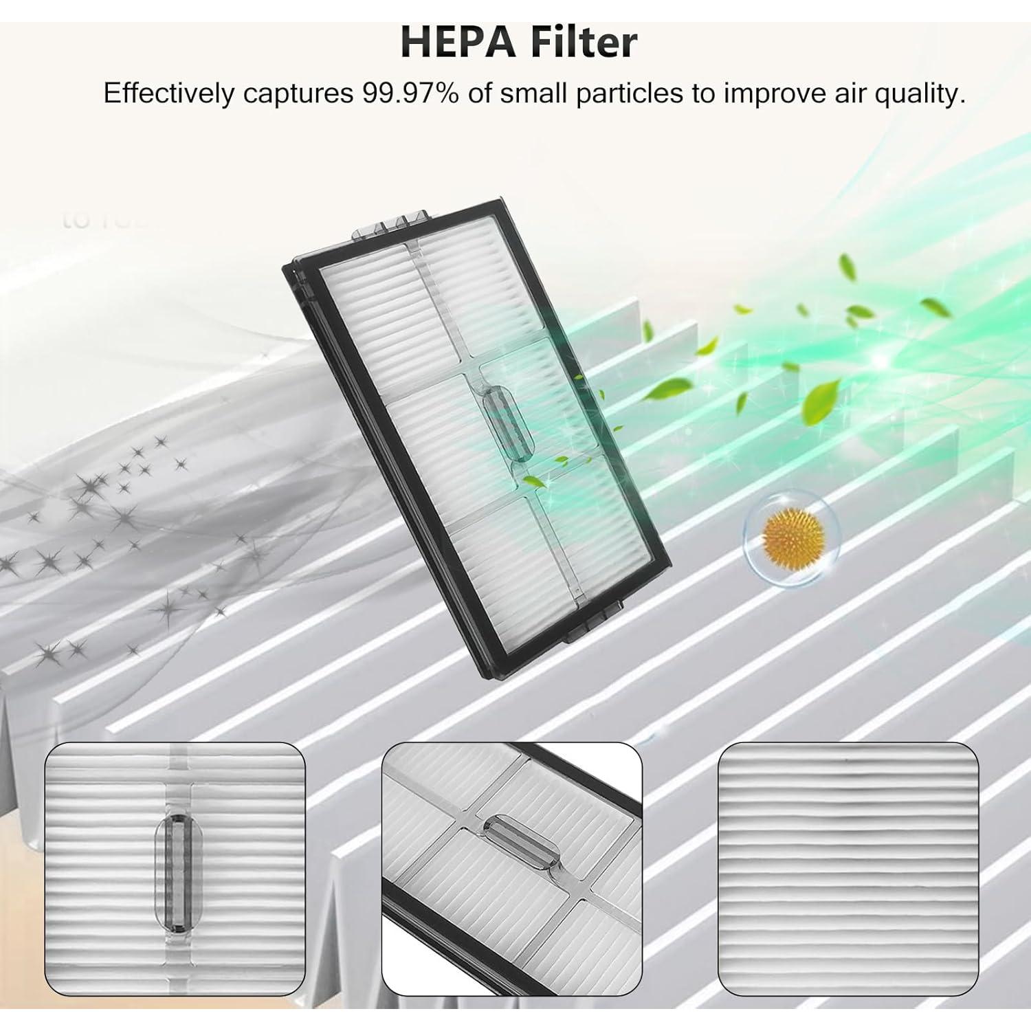 Kit de Accesorios Soniicmomo para Aspiradora Roborock Saros 10R