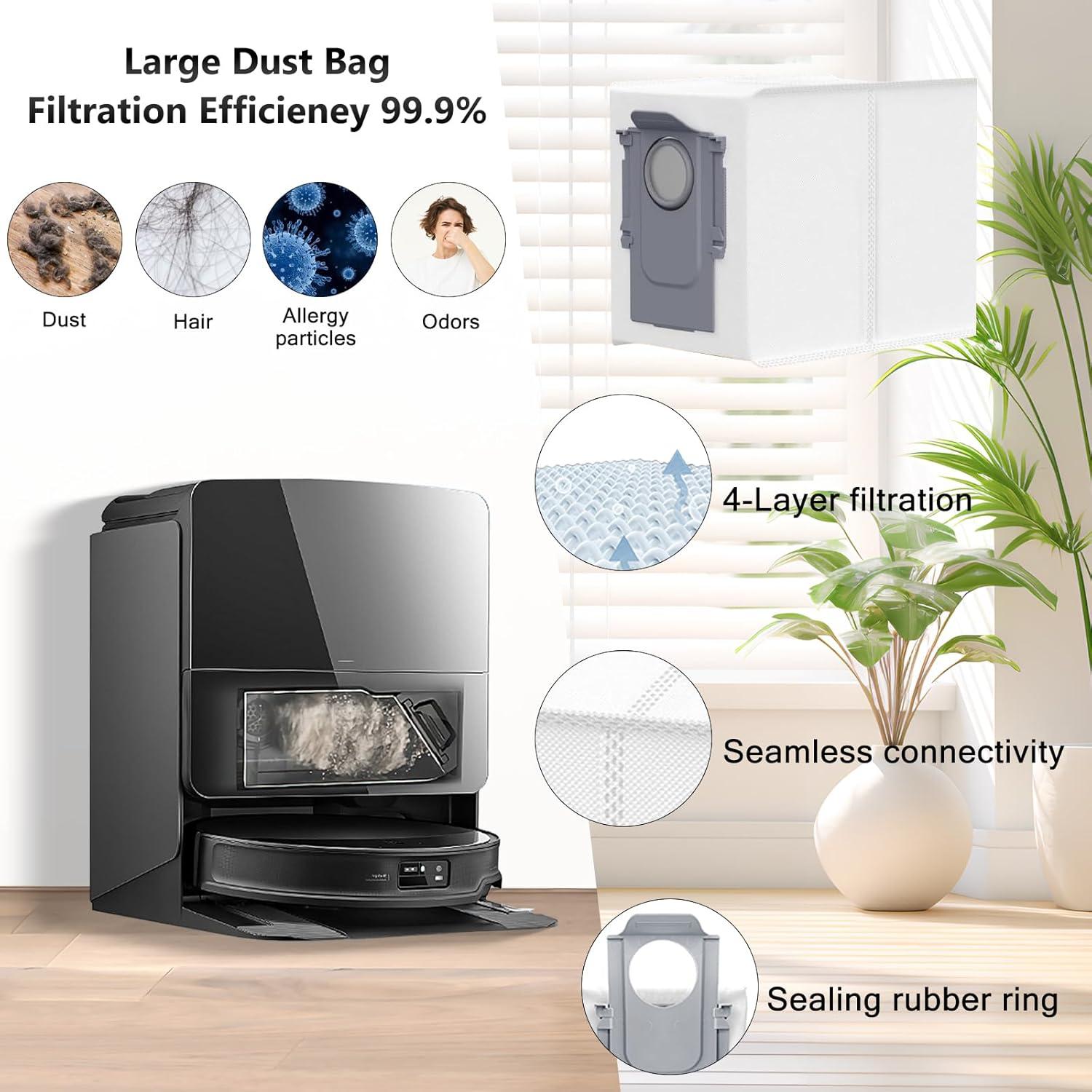 Kit de Accesorios Soniicmomo para Aspiradora Roborock Saros 10R