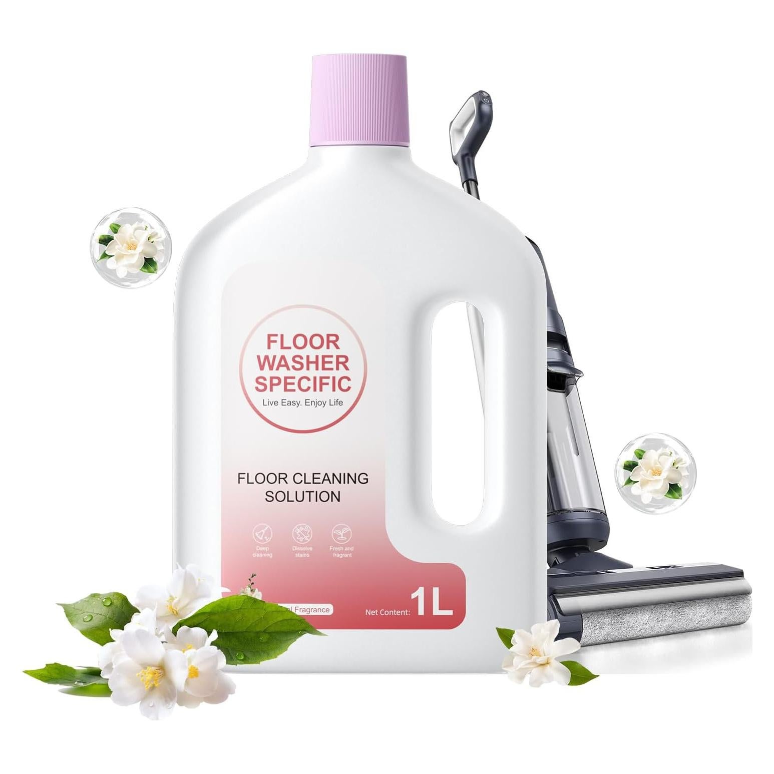 Recarga Solución Limpiadora Floral 1L GCW para Aspiradoras