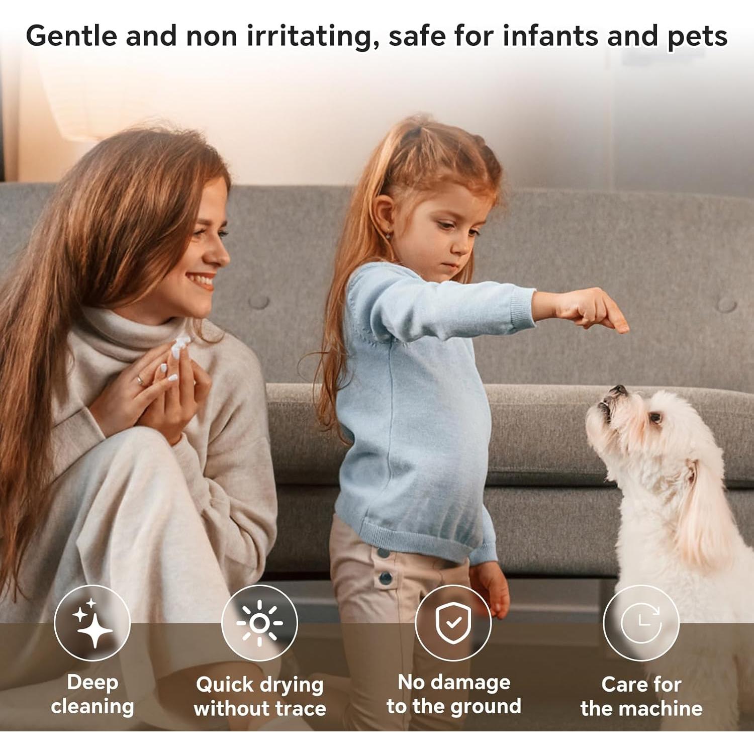 Recarga Solución Limpiadora Floral 1L GCW para Aspiradoras