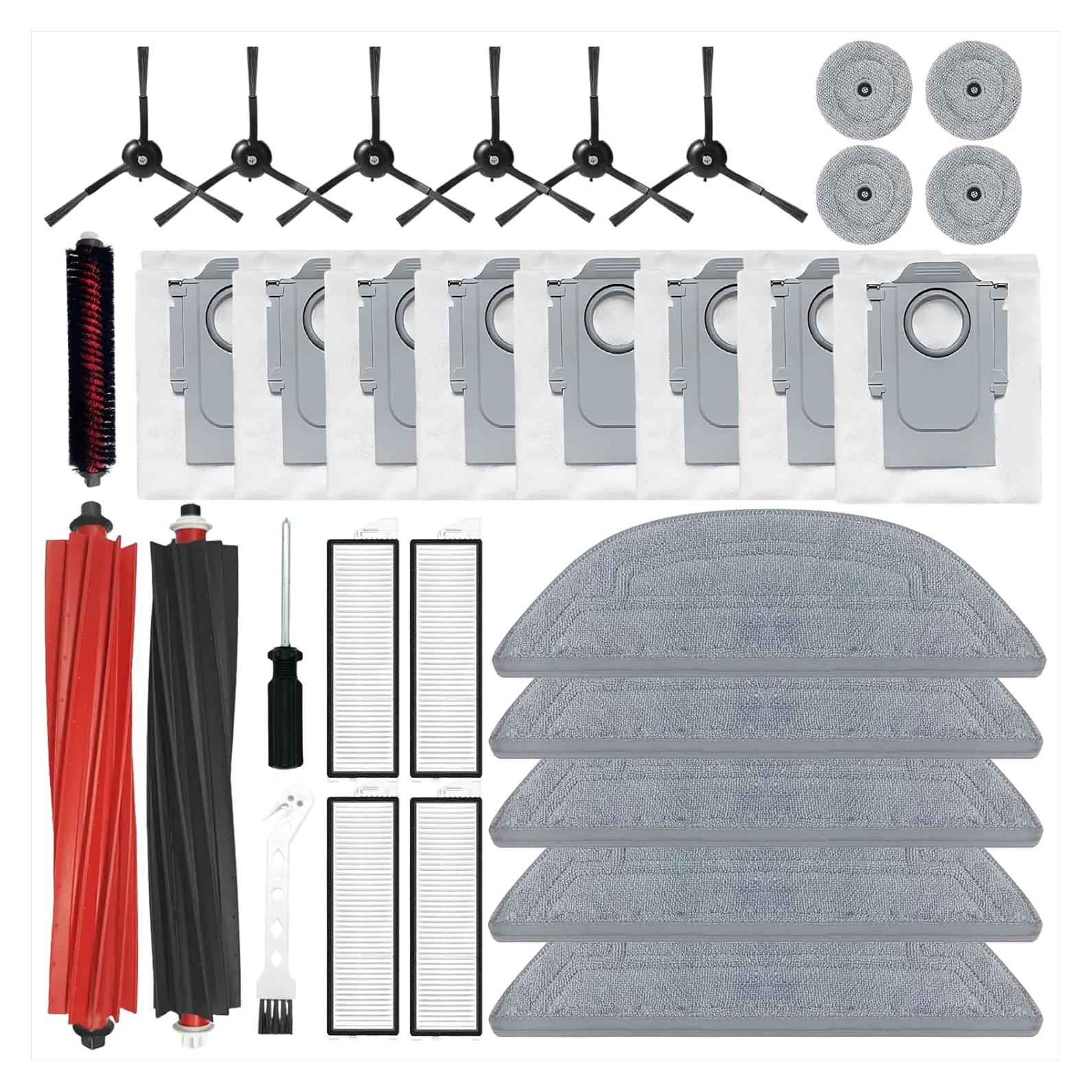 Kit de Accesorios 31 Piezas para Aspiradora Roborock S8 Max Ultra