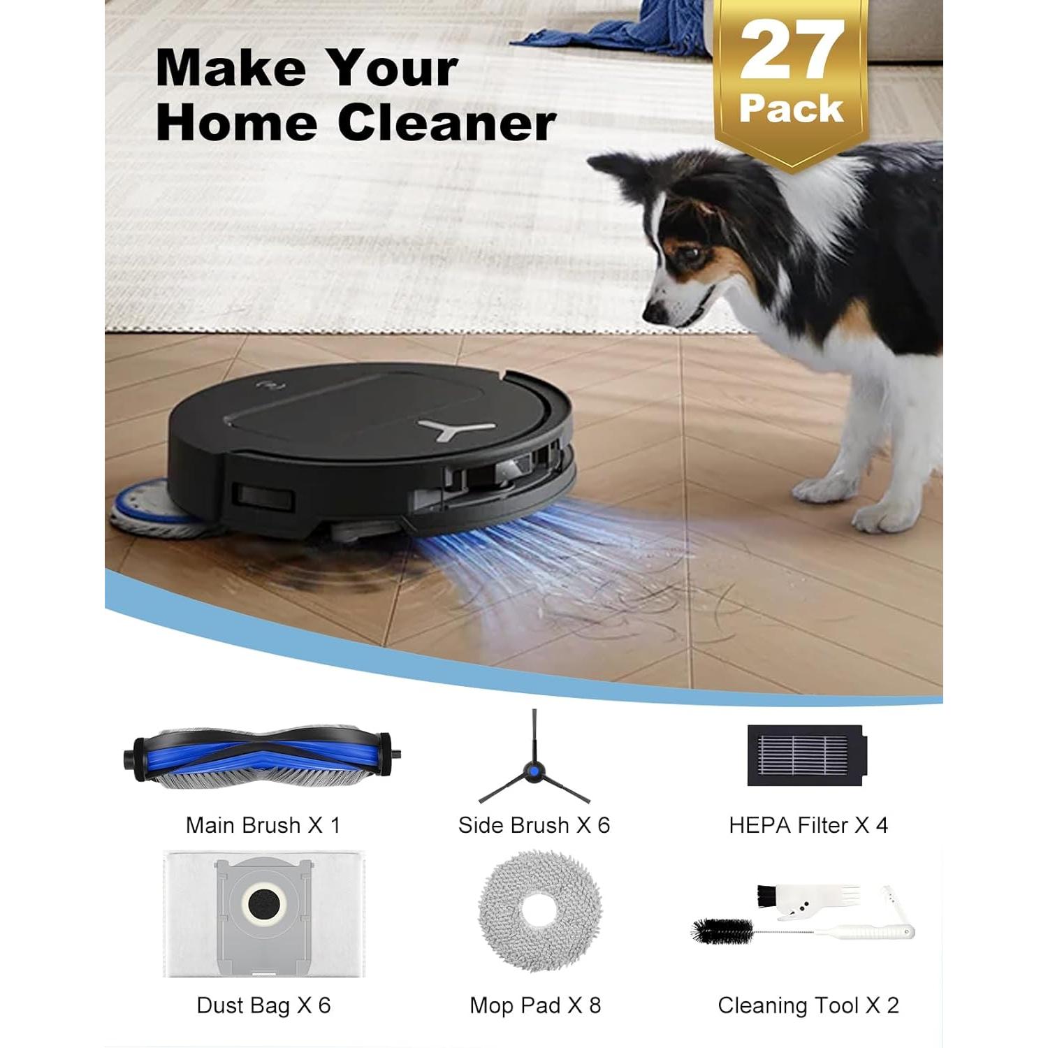 Kit de Repuesto Yivy 27 Piezas para ECOVACS T50 Omni