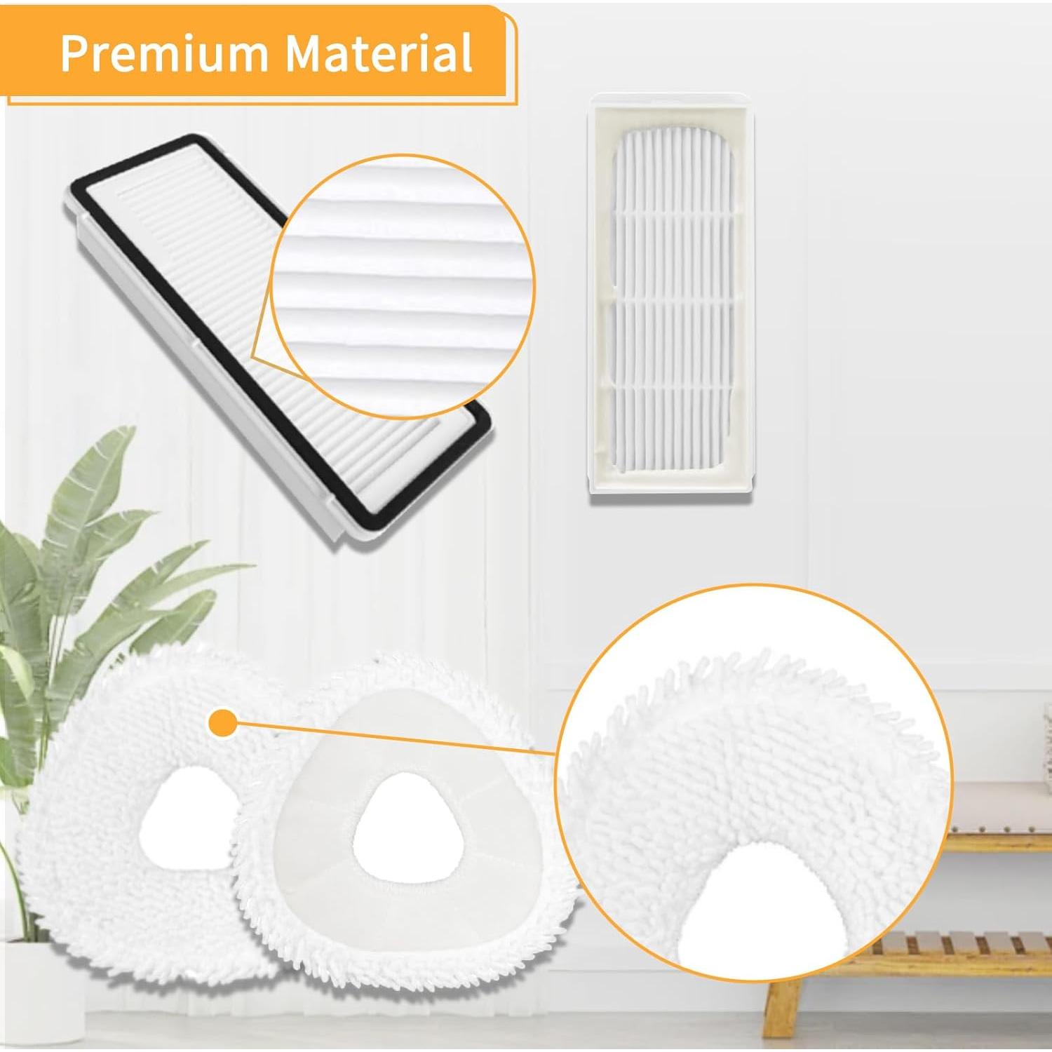 Kit de Repuestos ECOMAID para Aspiradora Narwal Freo X Ultra - 16 Piezas