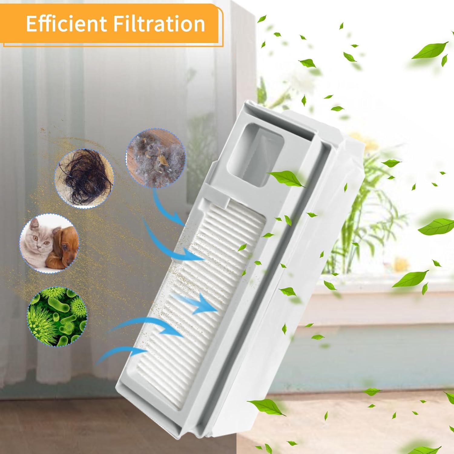 Kit de Repuestos ECOMAID para Aspiradora Narwal Freo X Ultra - 16 Piezas