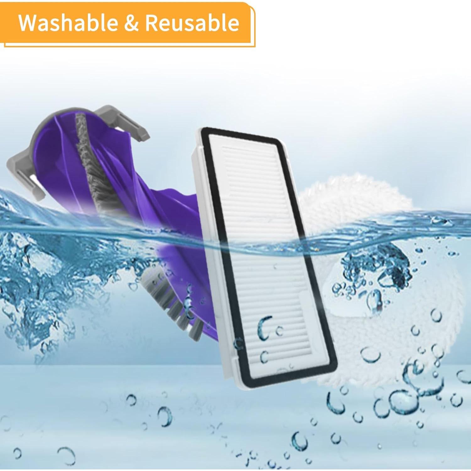 Kit de Repuestos ECOMAID para Aspiradora Narwal Freo X Ultra - 16 Piezas