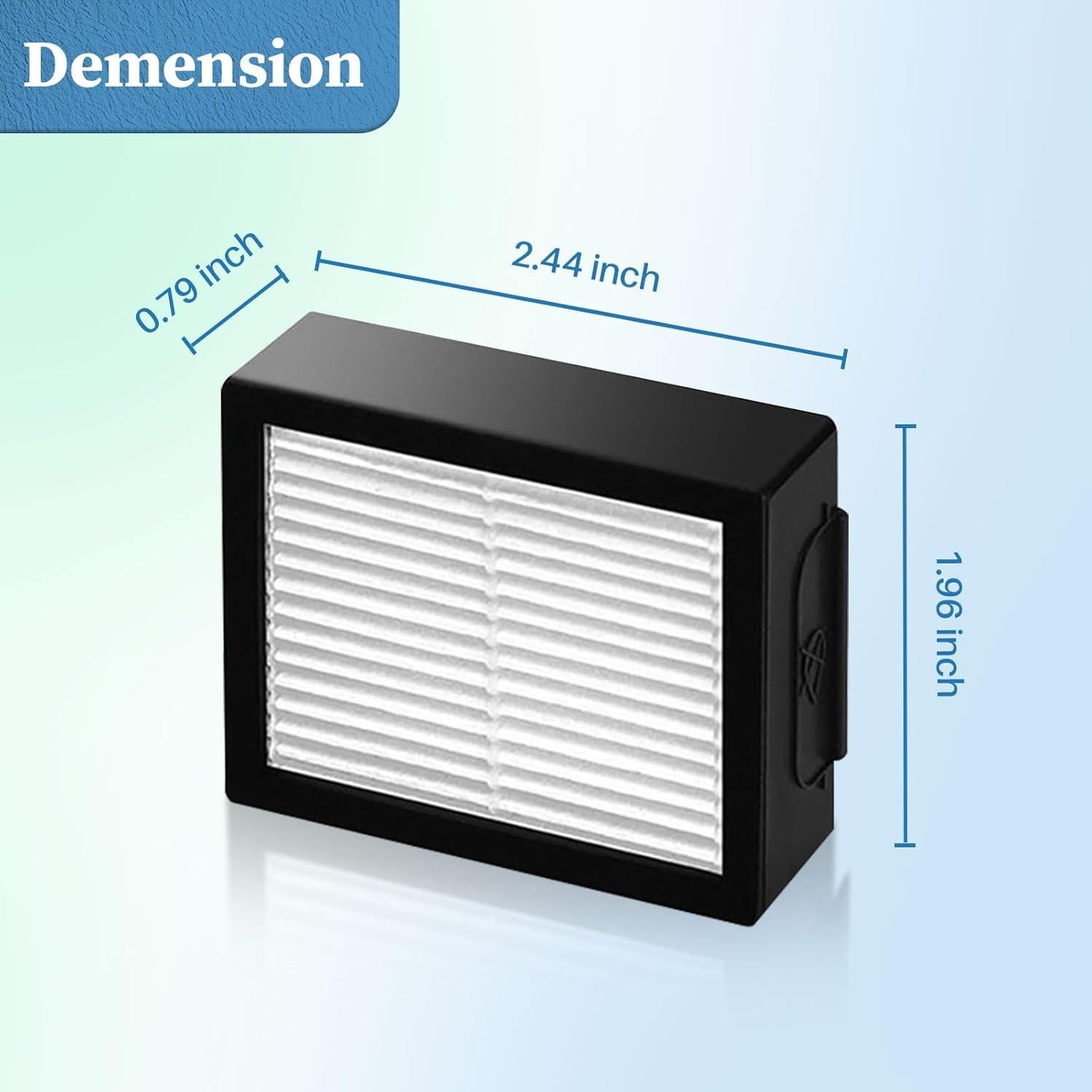 Filtros HEPA de Reemplazo Fanulter para iRobot Roomba - 6 Paquetes