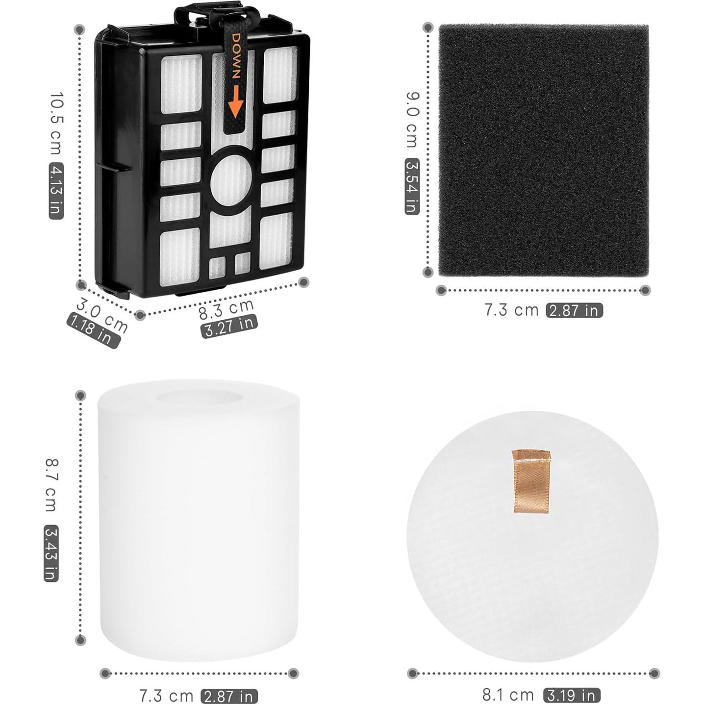 Juego de Filtros WS642AE para Aspiradora Shark Wandvac