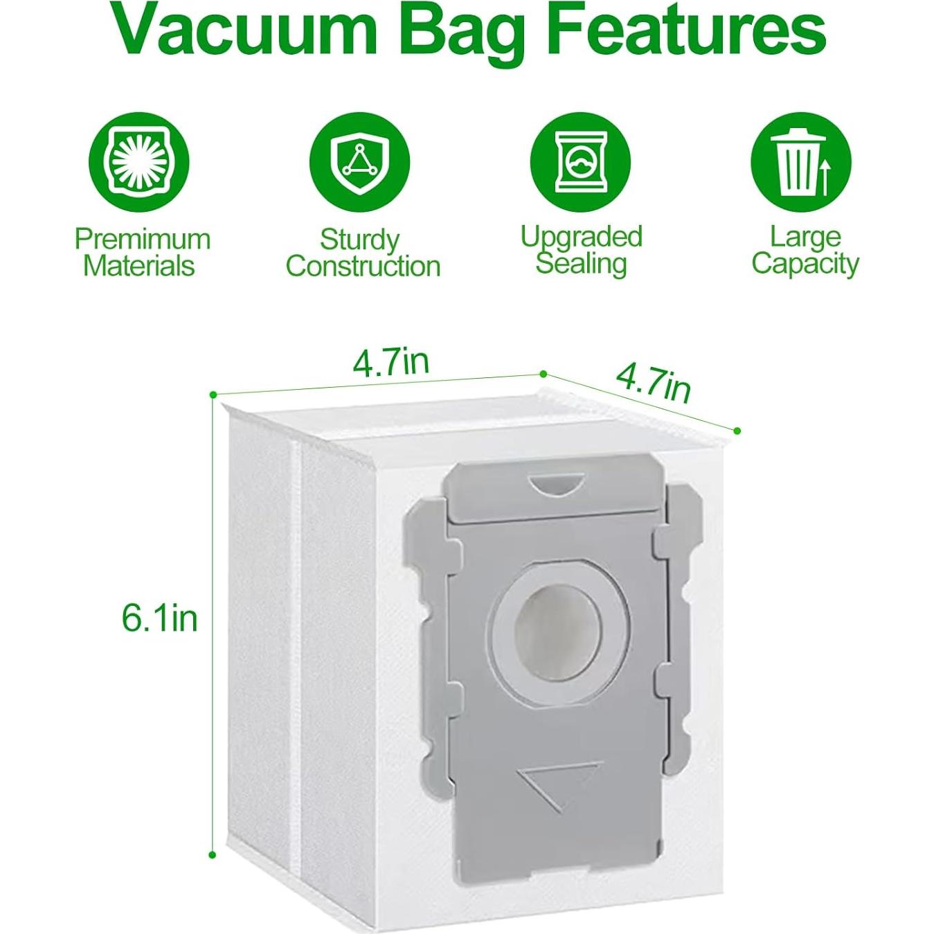 16 Bolsas de Vacío Omiracle para iRobot Roomba i3+ a s9+