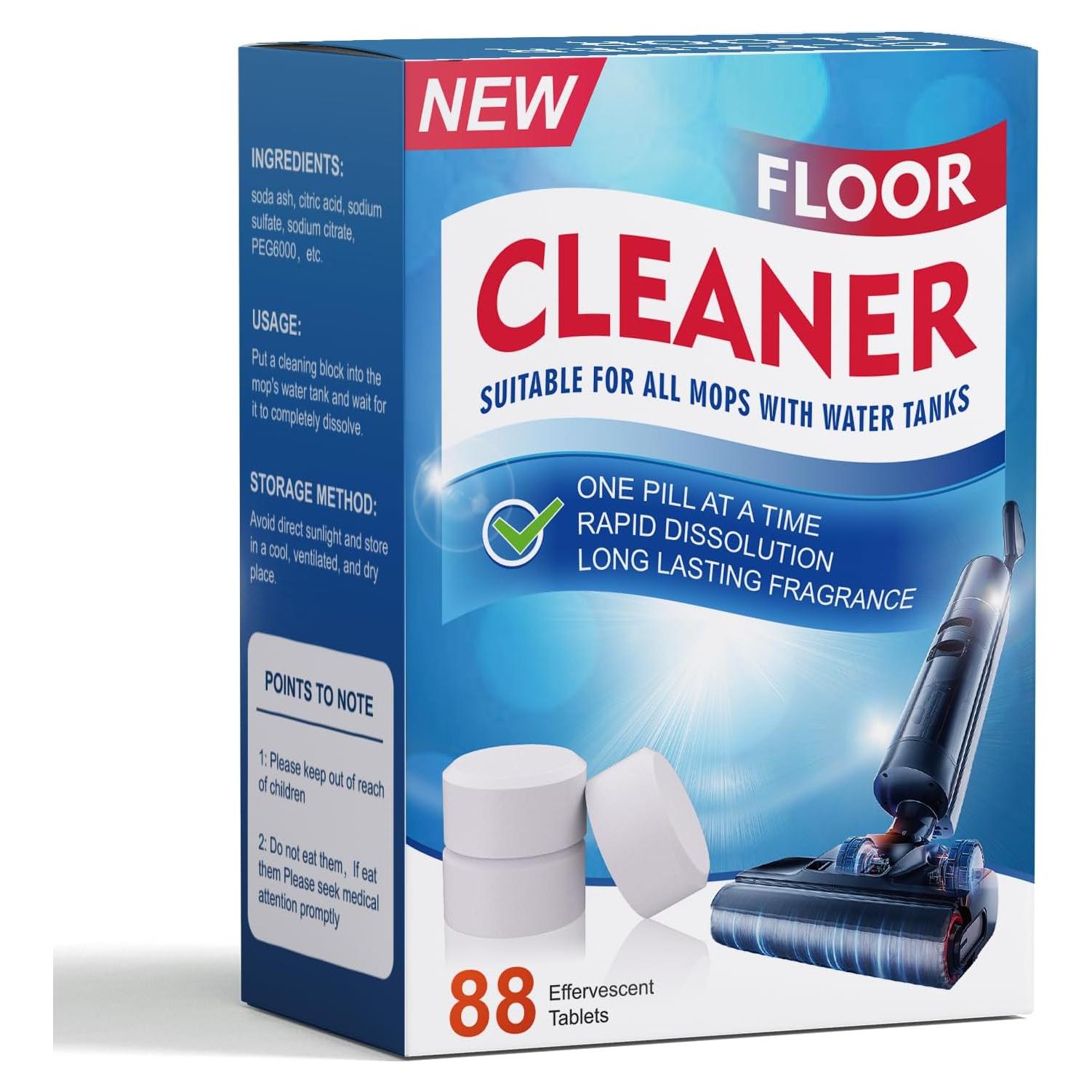 Limpiador de Suelos Aroma Lavanda 88PCS Nukisa para Aspiradoras