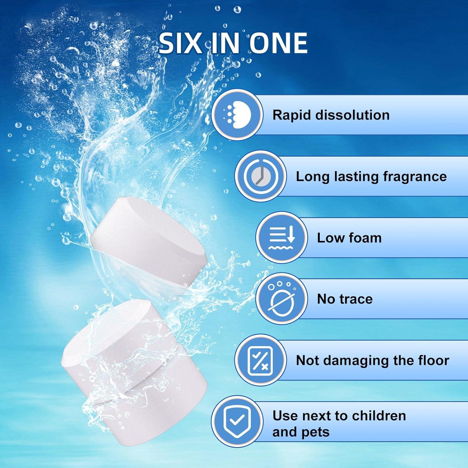 Limpiador de Suelos Aroma Lavanda 88PCS Nukisa para Aspiradoras