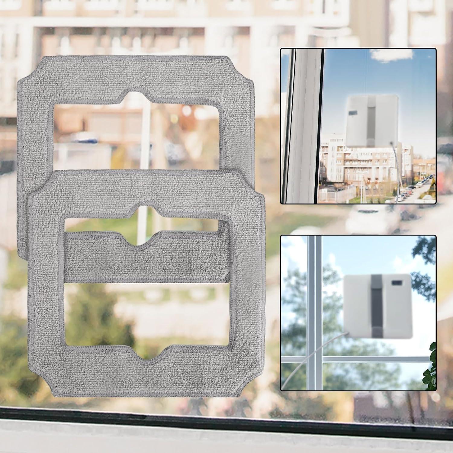 12 Almohadillas de Mopa Reemplazo ECOVACS Winbot Mini Microfibra