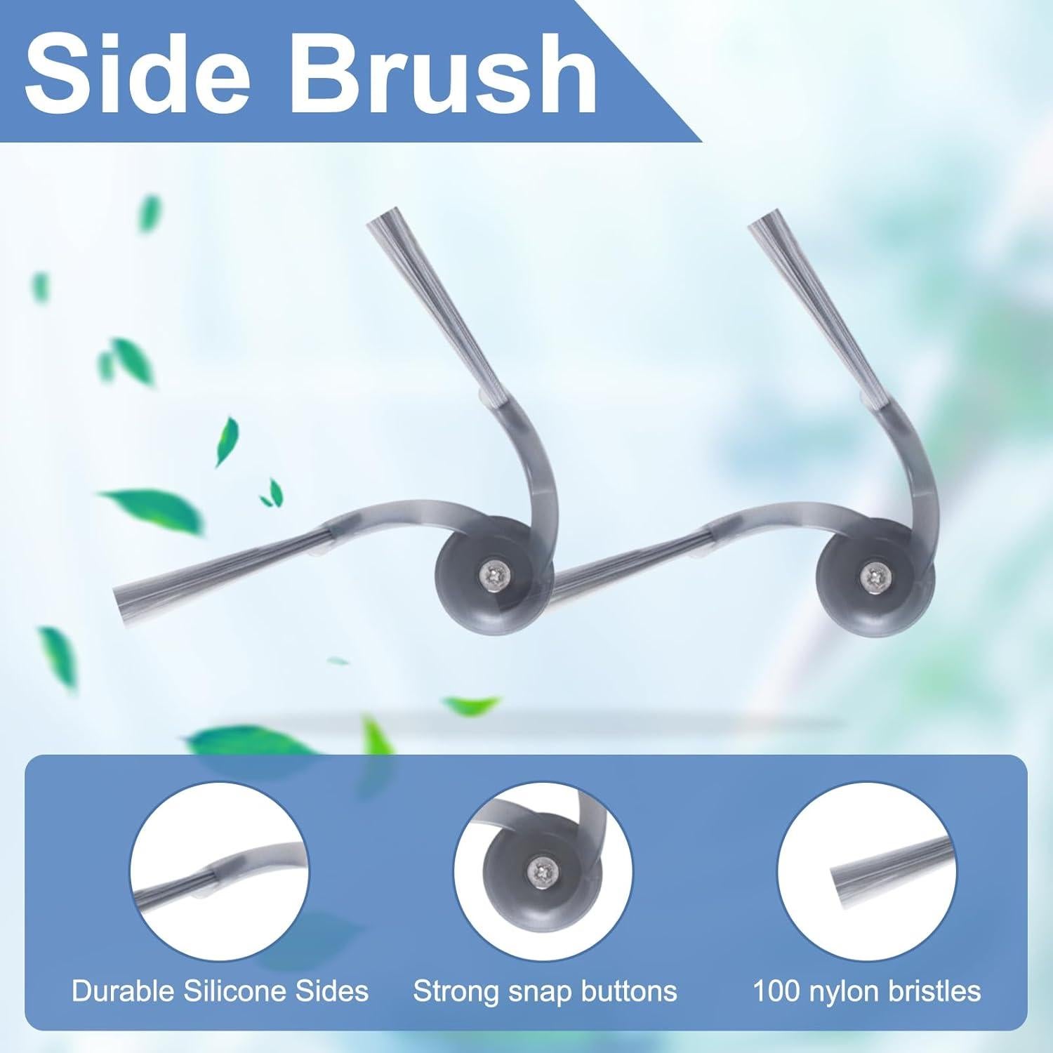 Kit de Accesorios Jegehoyo para Roborock QV 35A/35S - 1 Cepillo, 4 Filtros, 4 Paños