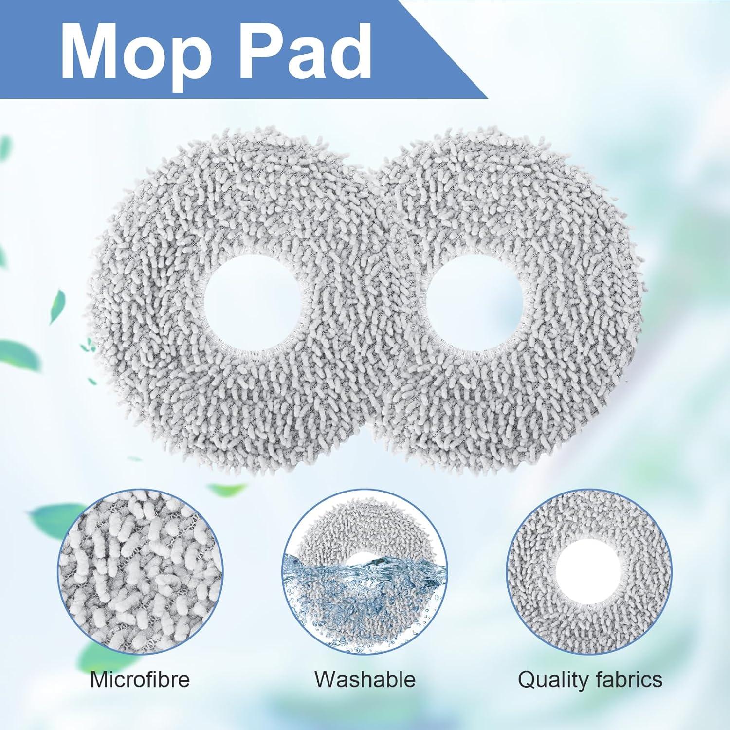 Kit de Accesorios Jegehoyo para Roborock QV 35A/35S - 1 Cepillo, 4 Filtros, 4 Paños