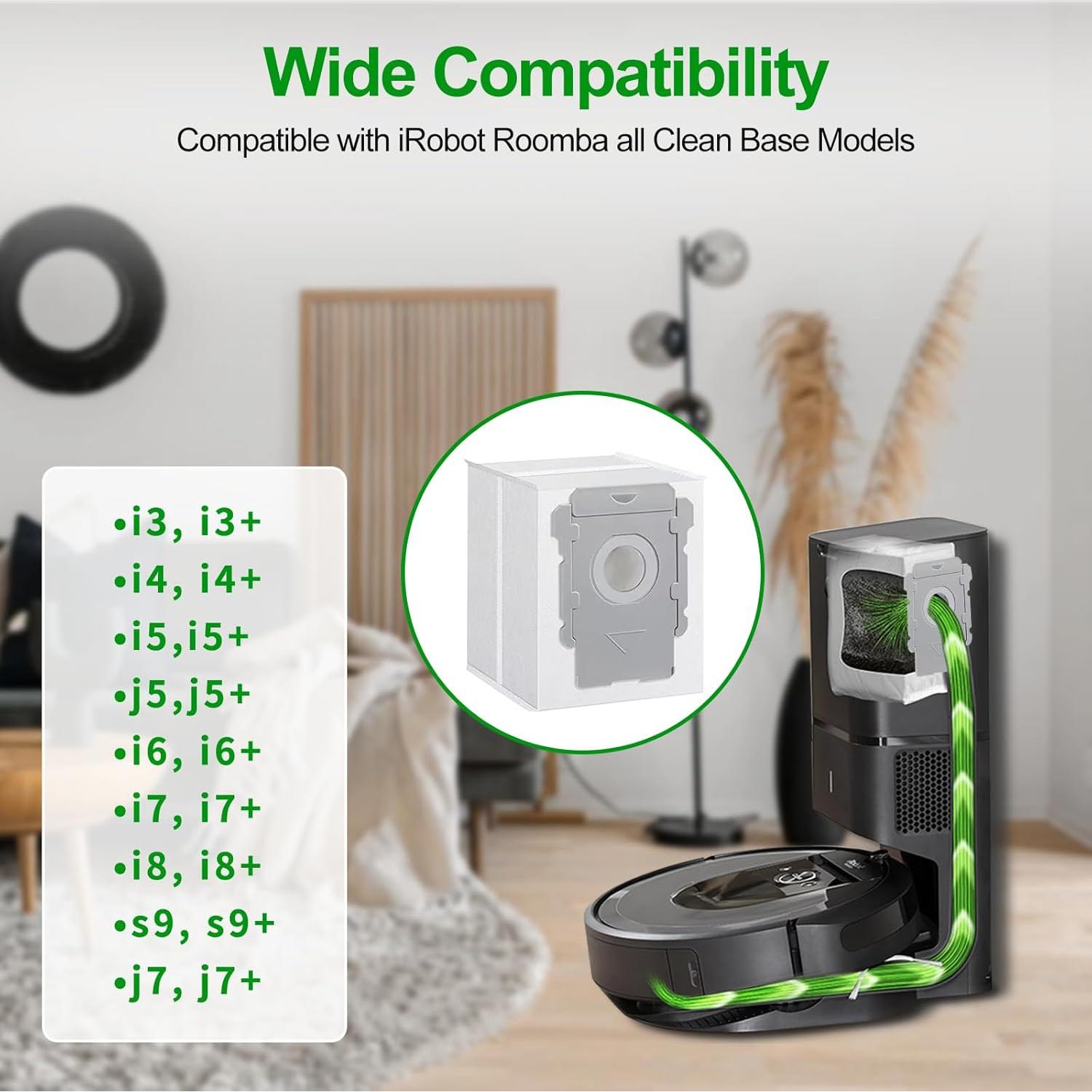 Paquete de 12 bolsas de vacío Omiracle para iRobot Roomba
