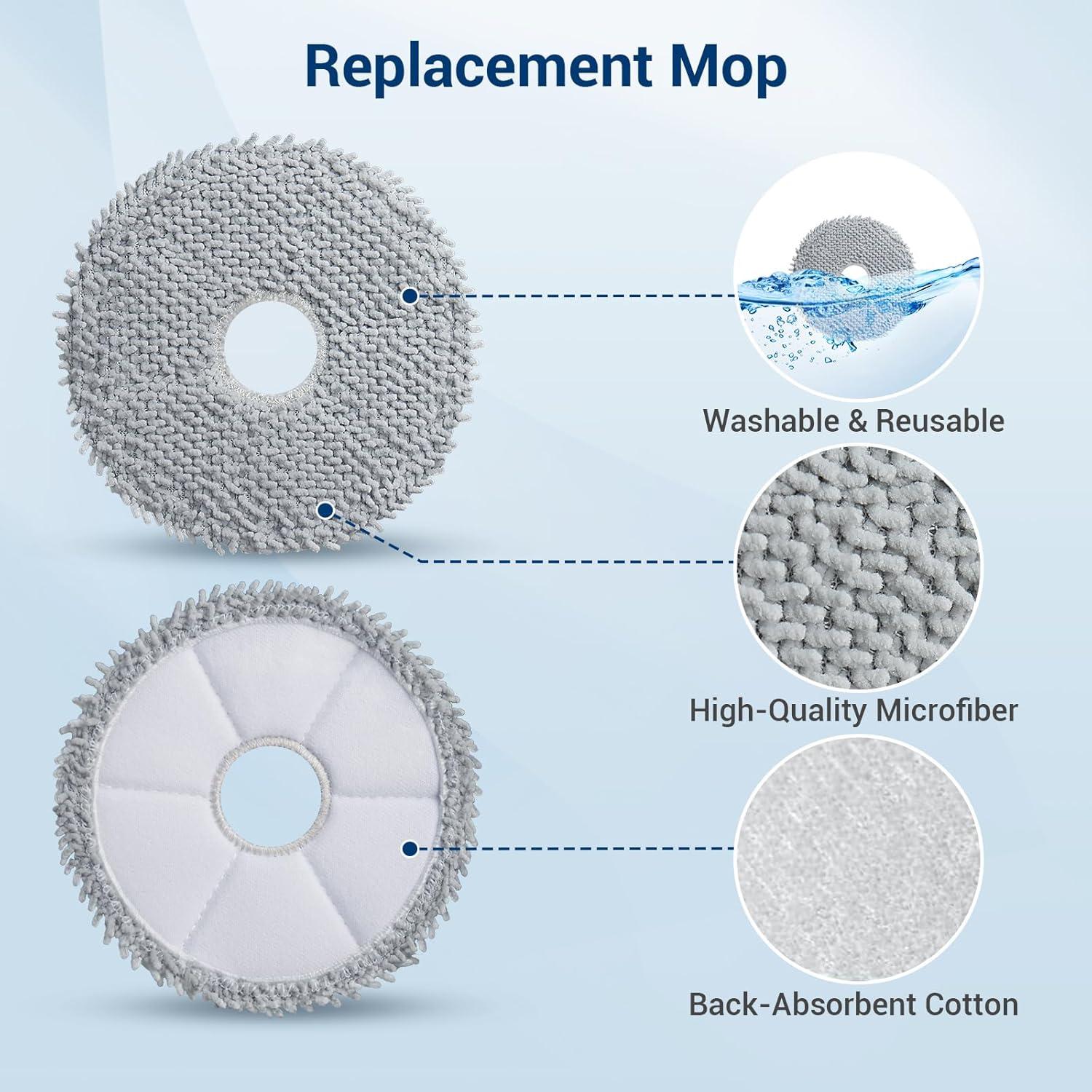 Kit de Accesorios Bluearks para Aspiradora Ecovacs T50 Max Pro Omni