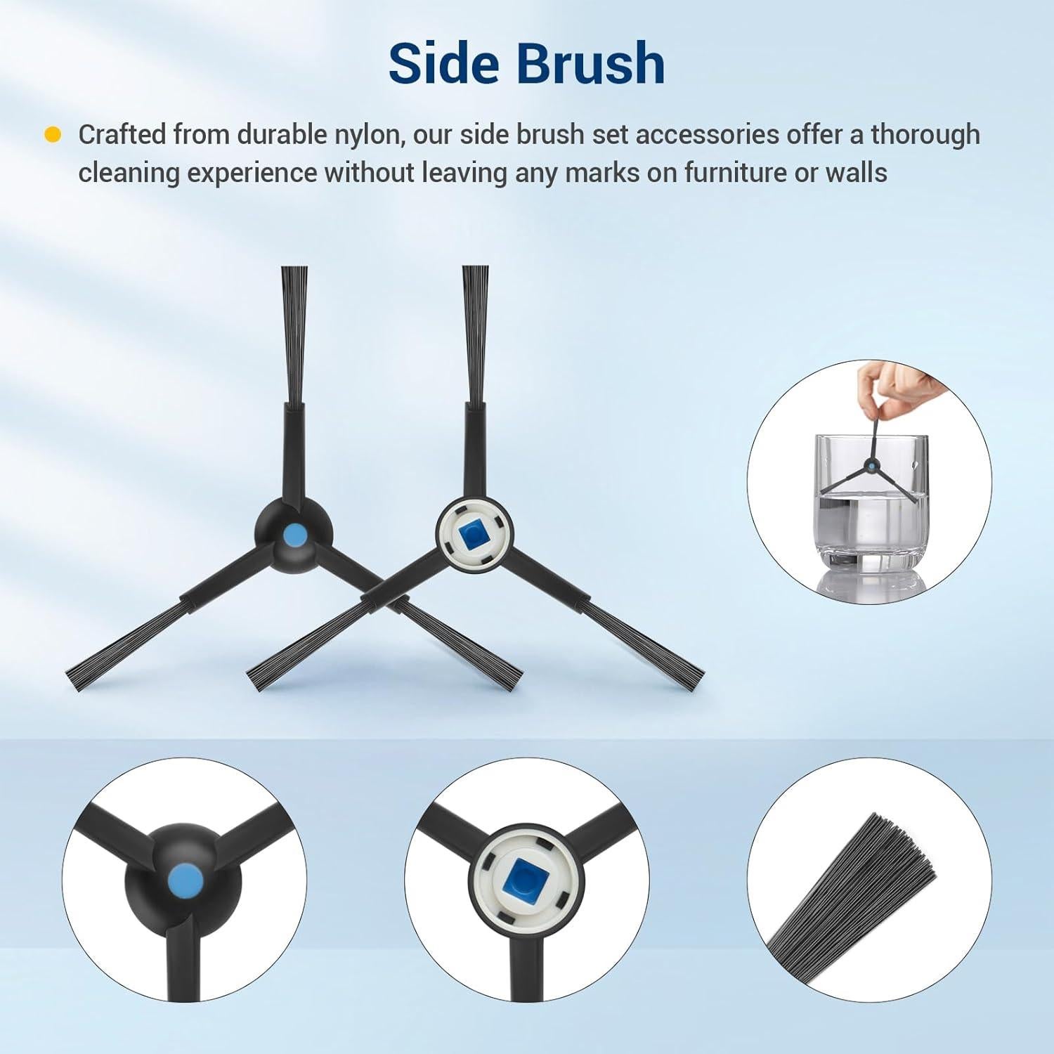 Kit de Accesorios Bluearks para Aspiradora Ecovacs T50 Max Pro Omni