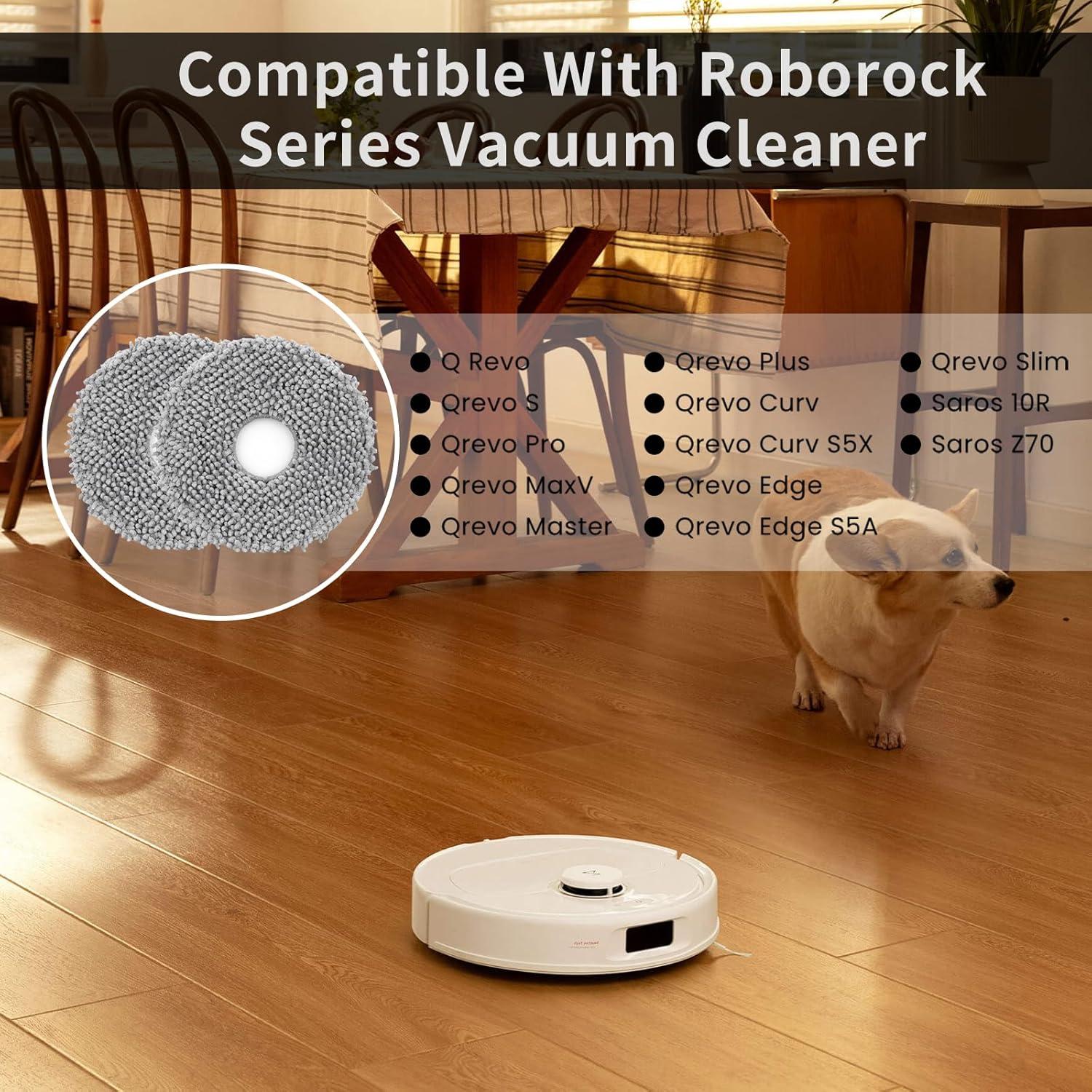 Juego de paños de microfibra 8P RGkuti para trapeador Roborock