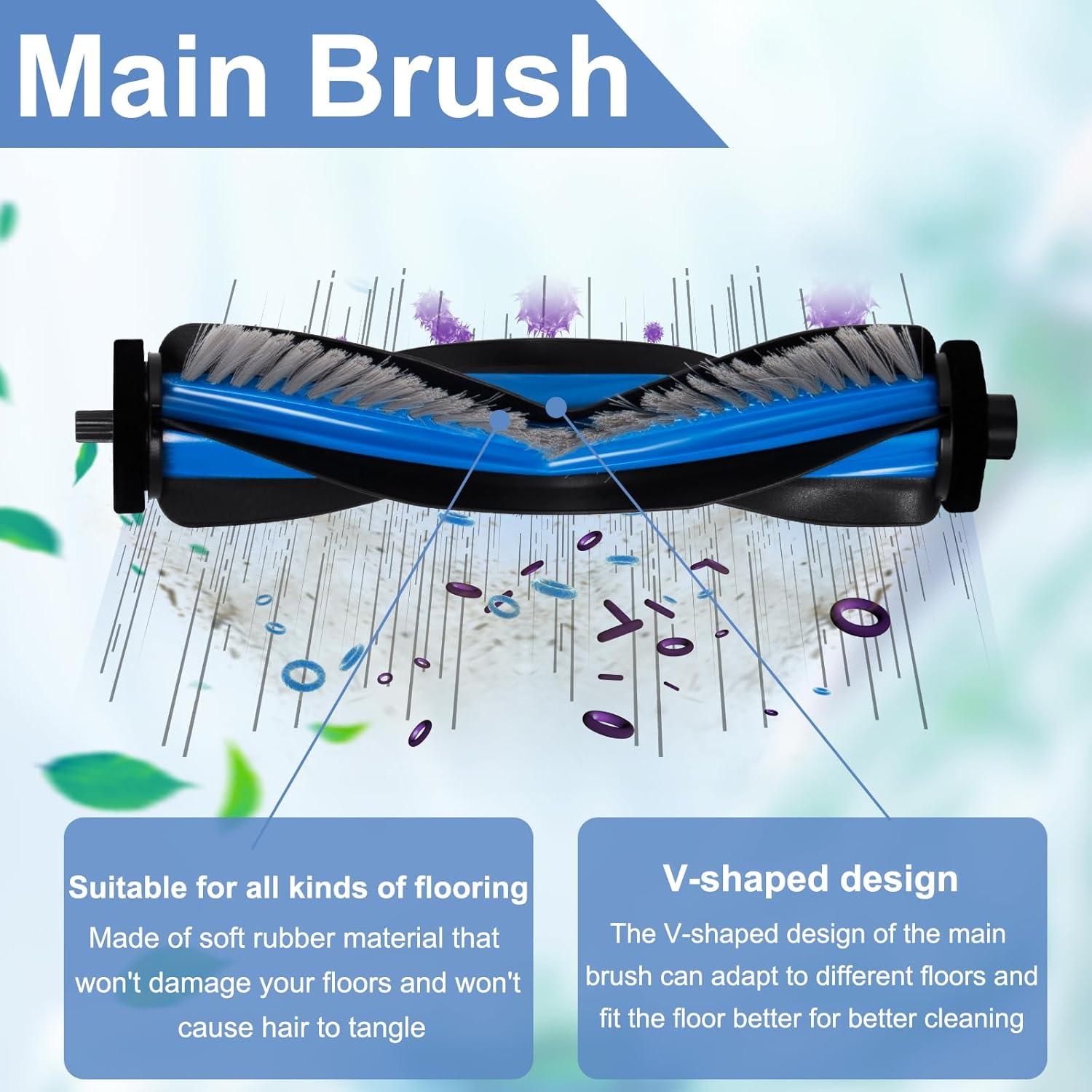 Kit de Accesorios Jegehoyo para Aspiradora ECOVACS DEEBOT X9 PRO