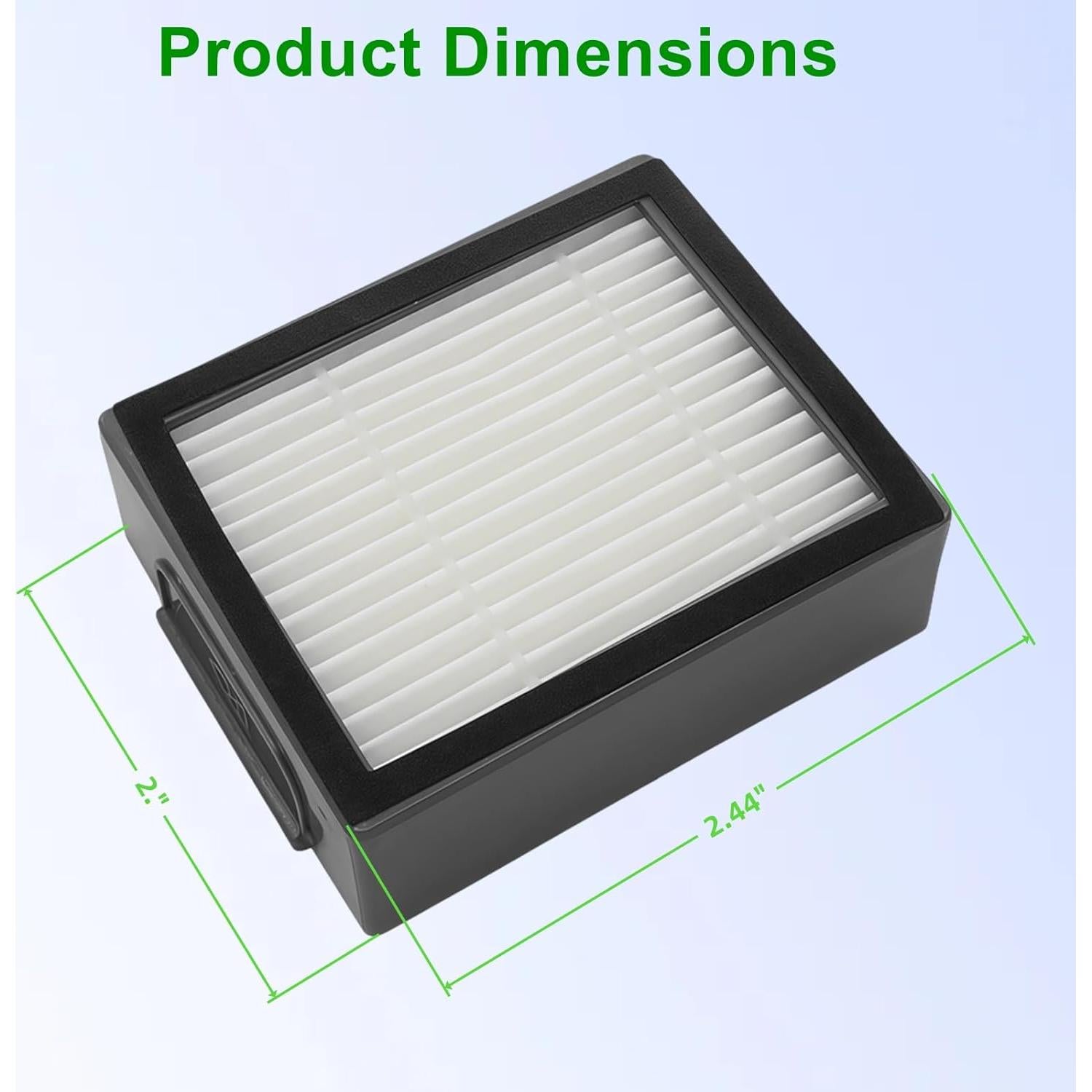 Paquete de 10 Filtros HEPA ELIFEPARTS para Roomba e, i, j Series