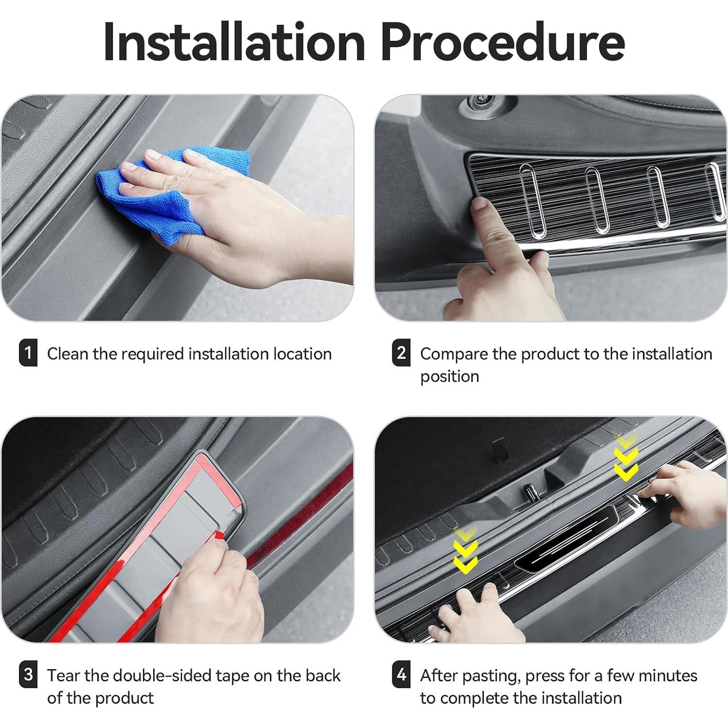 Protector de Parachoques Trasero Bercicci para Toyota RAV4 2019-2025