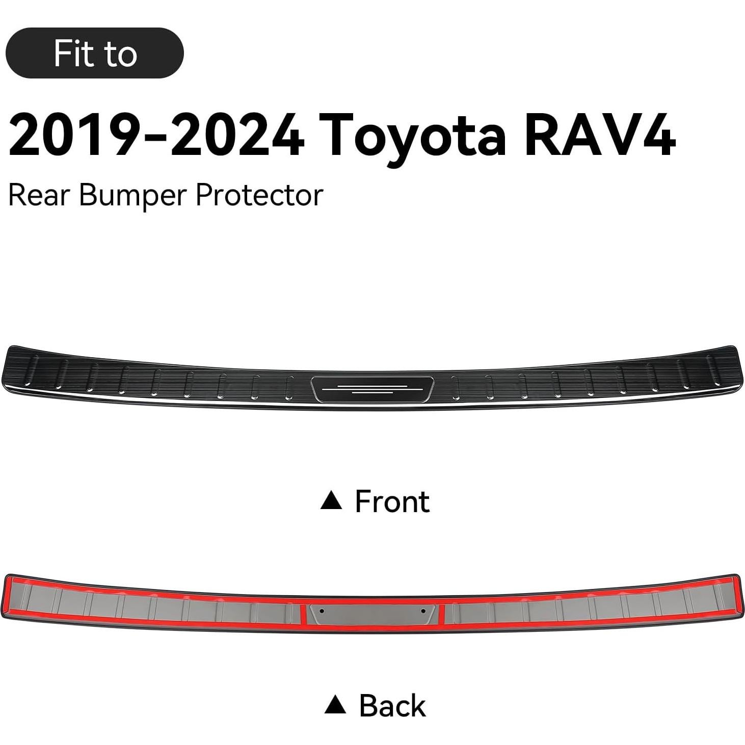 Protector de Parachoques Trasero Bercicci para Toyota RAV4 2019-2025