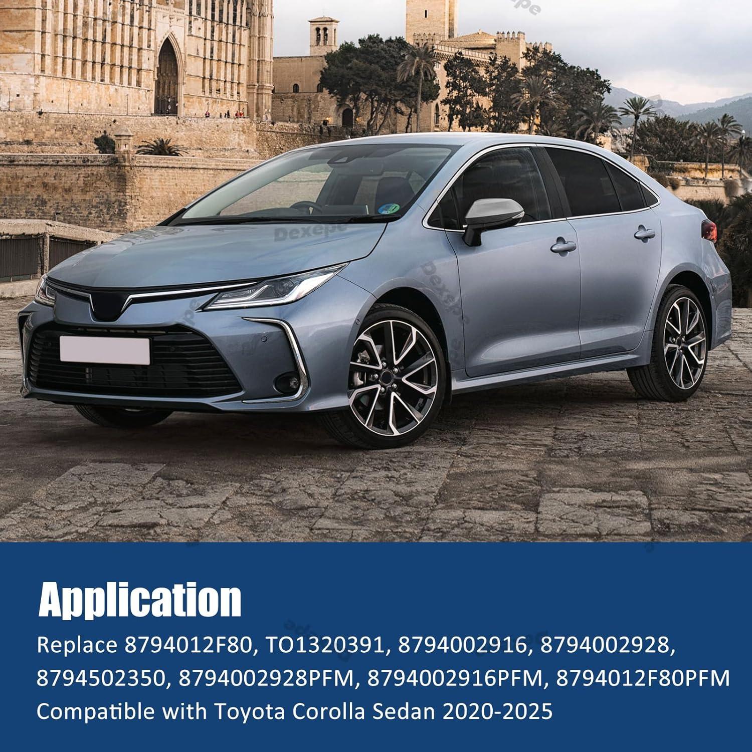 Espejo Lateral Izquierdo Eléctrico Dexepe para Toyota Corolla 2020-2025